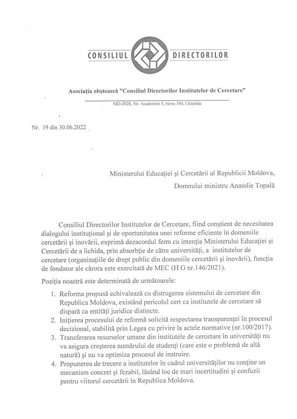 Demers Consiliul Directorilor_MEC_30.06.2022_pagina 1